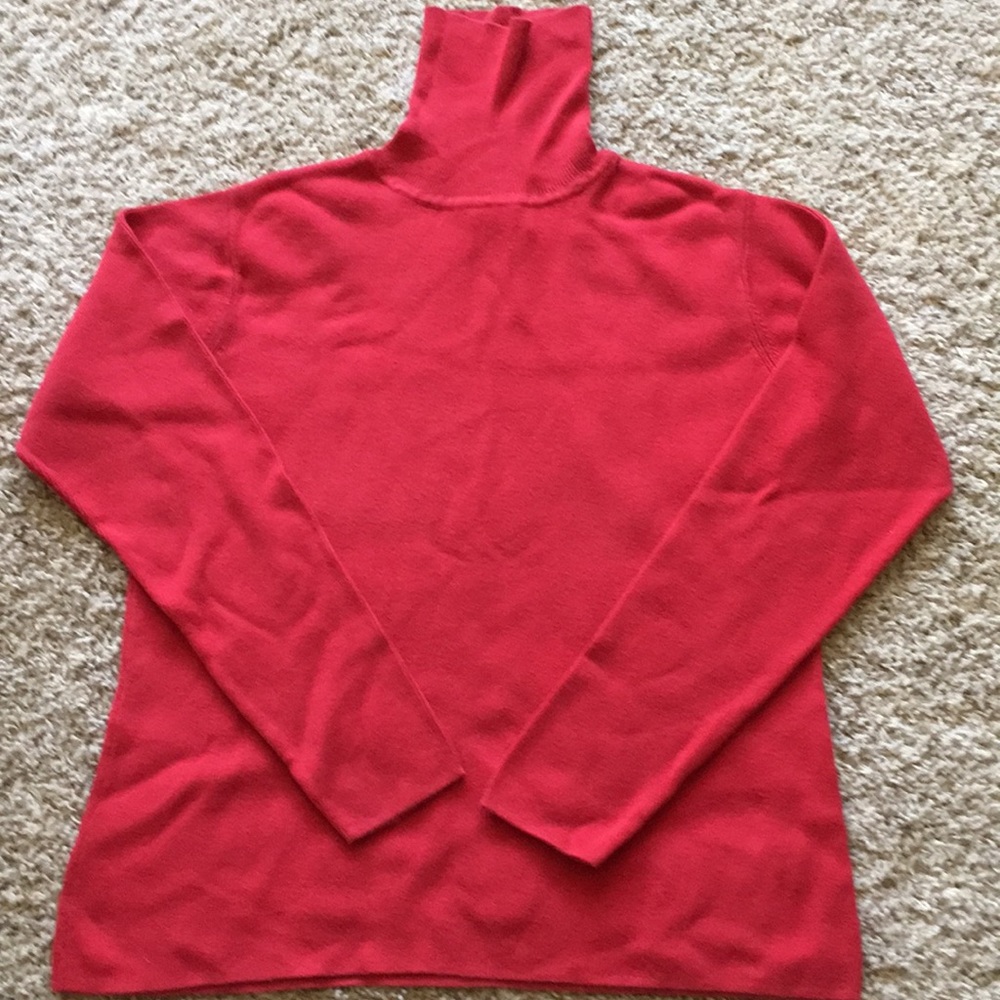 Designers Originals Vibrant Red Cowl Neck Sweater